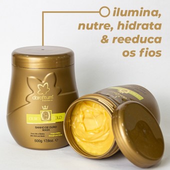 Máscara Banho de Ouro 24k Gold (500g)	