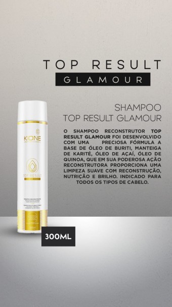 Shampo Reconstrutor Top Result Glamour 300ml